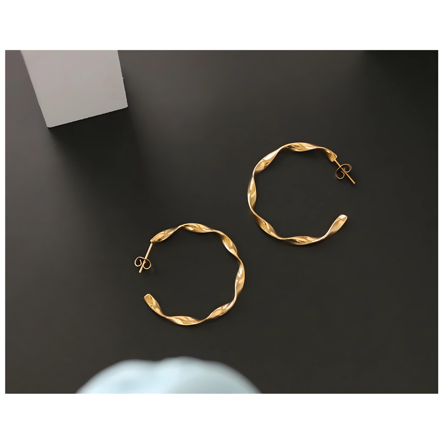 Kelsie • 18K Gold Earring • Non Tarnish Jewelry