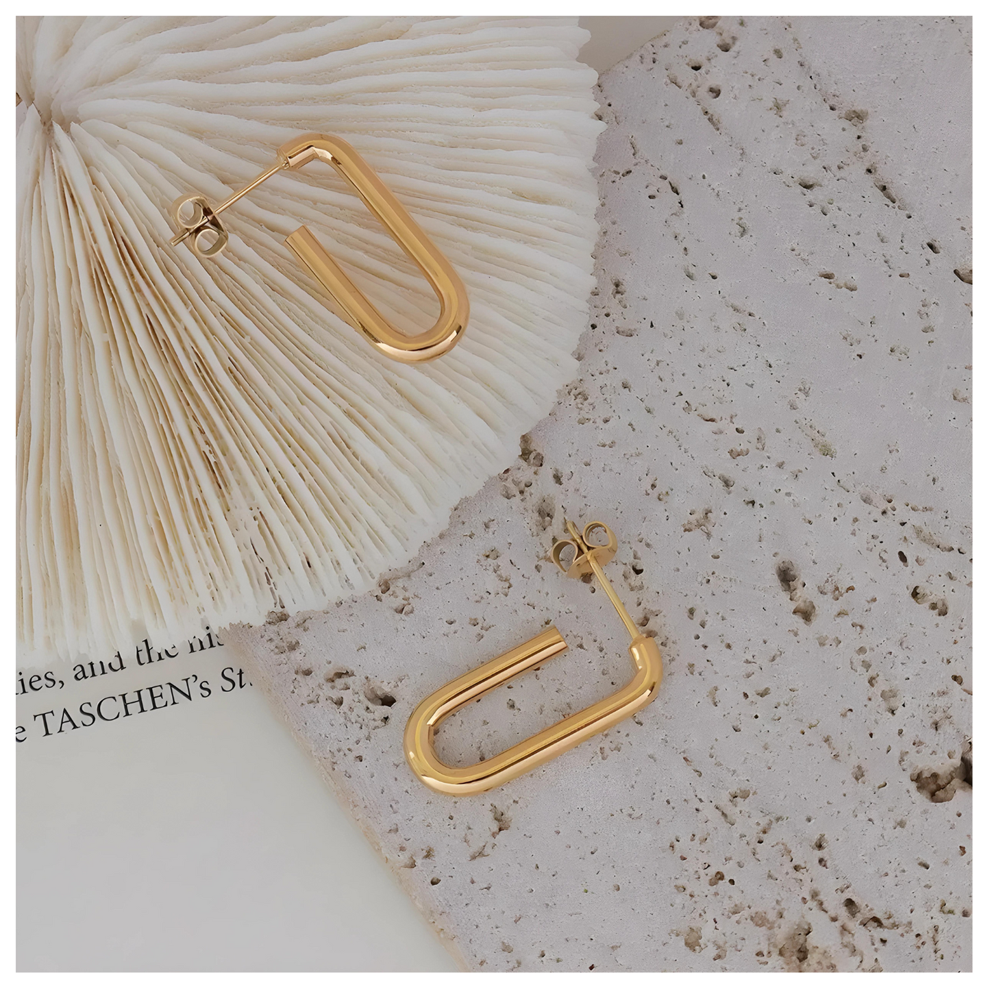 Nina • 18K Gold Earring • Non Tarnish Jewelry