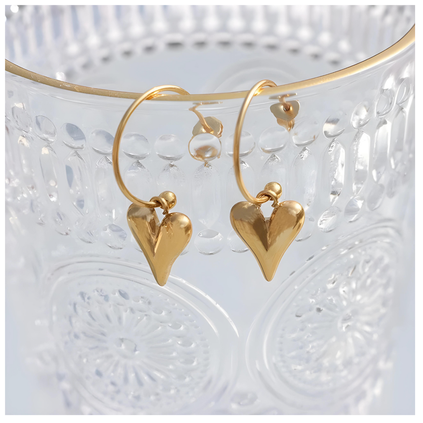 Colina • 18K Gold Earring • Non Tarnish Jewelry