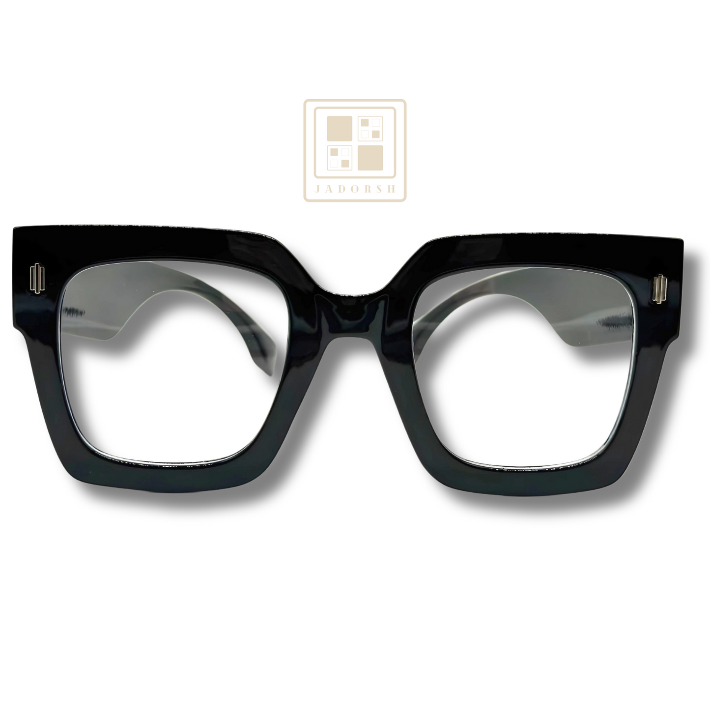 Bianca - Oversize Clear Lens Blue Light Blocking Eyeglasses