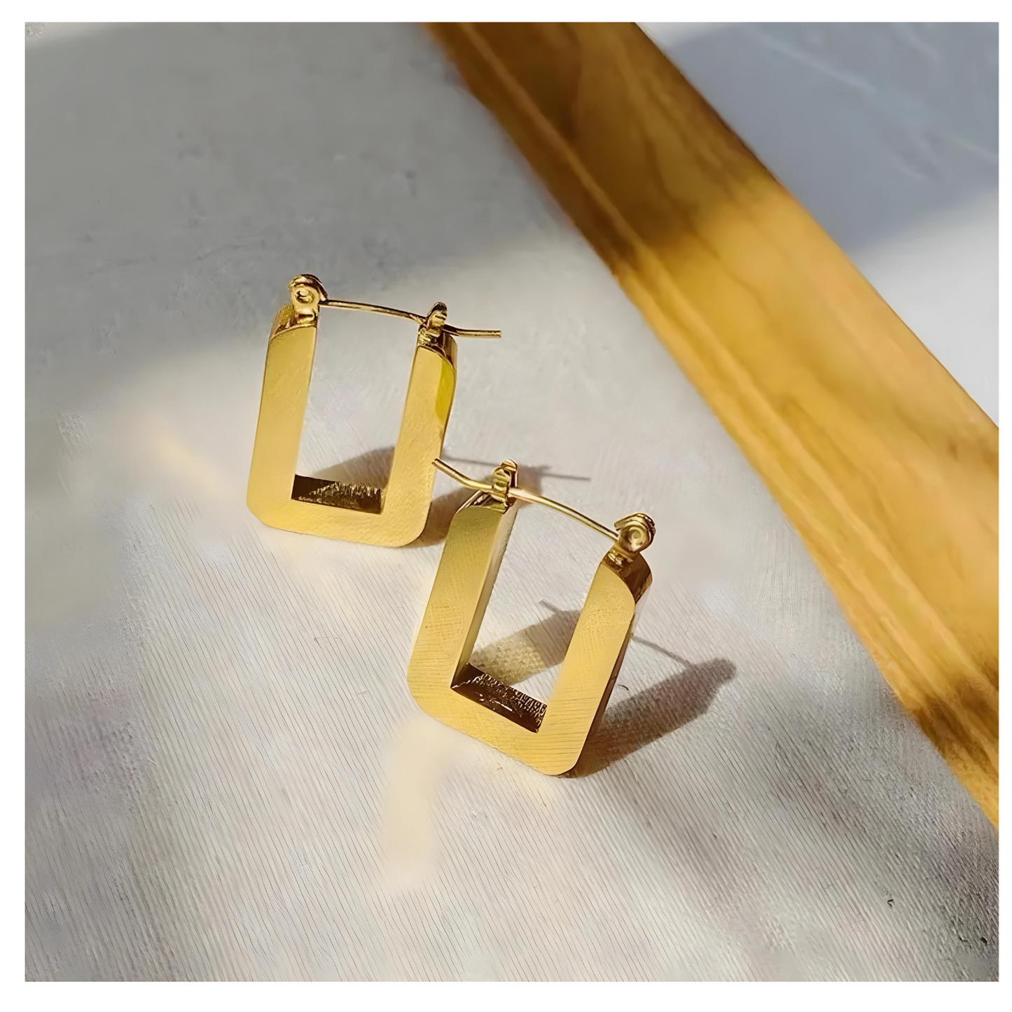 Olanda • 18K Gold Earring • Non Tarnish Jewelry