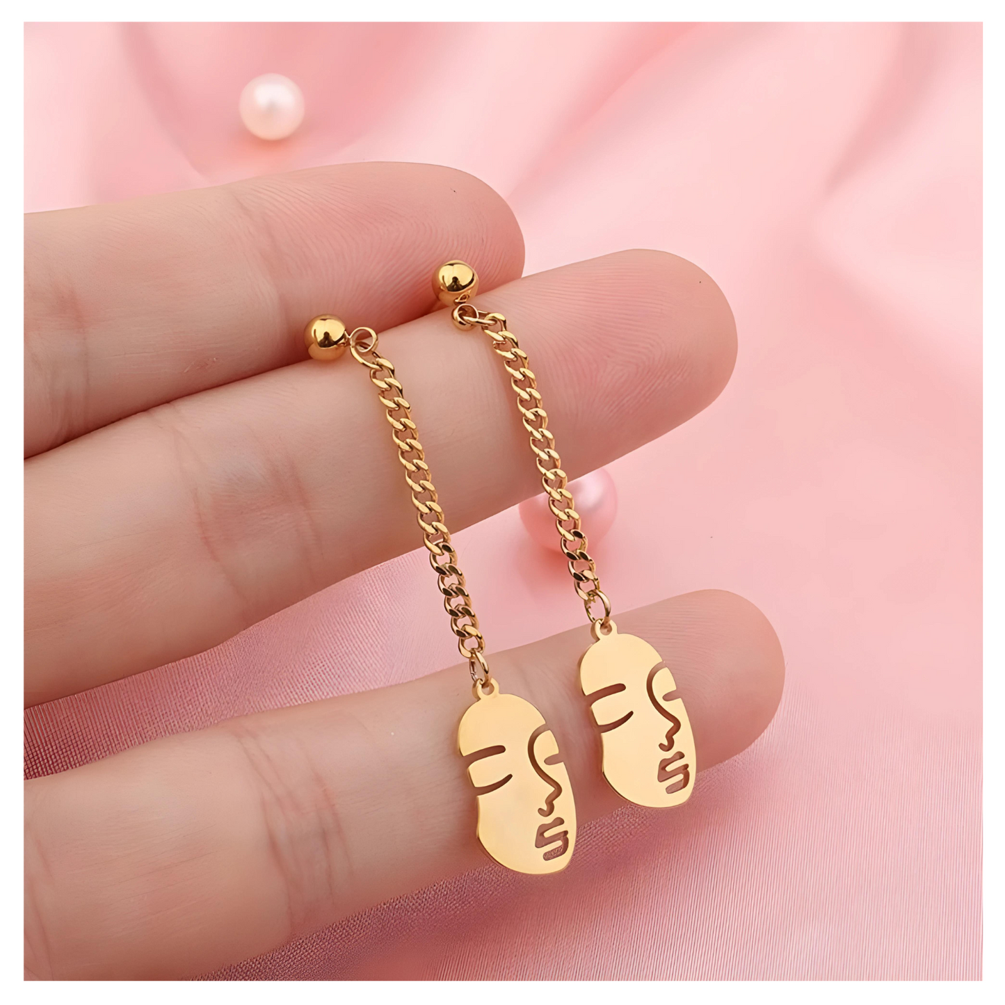 Julia • 18K Gold Earring • Non Tarnish Jewelry