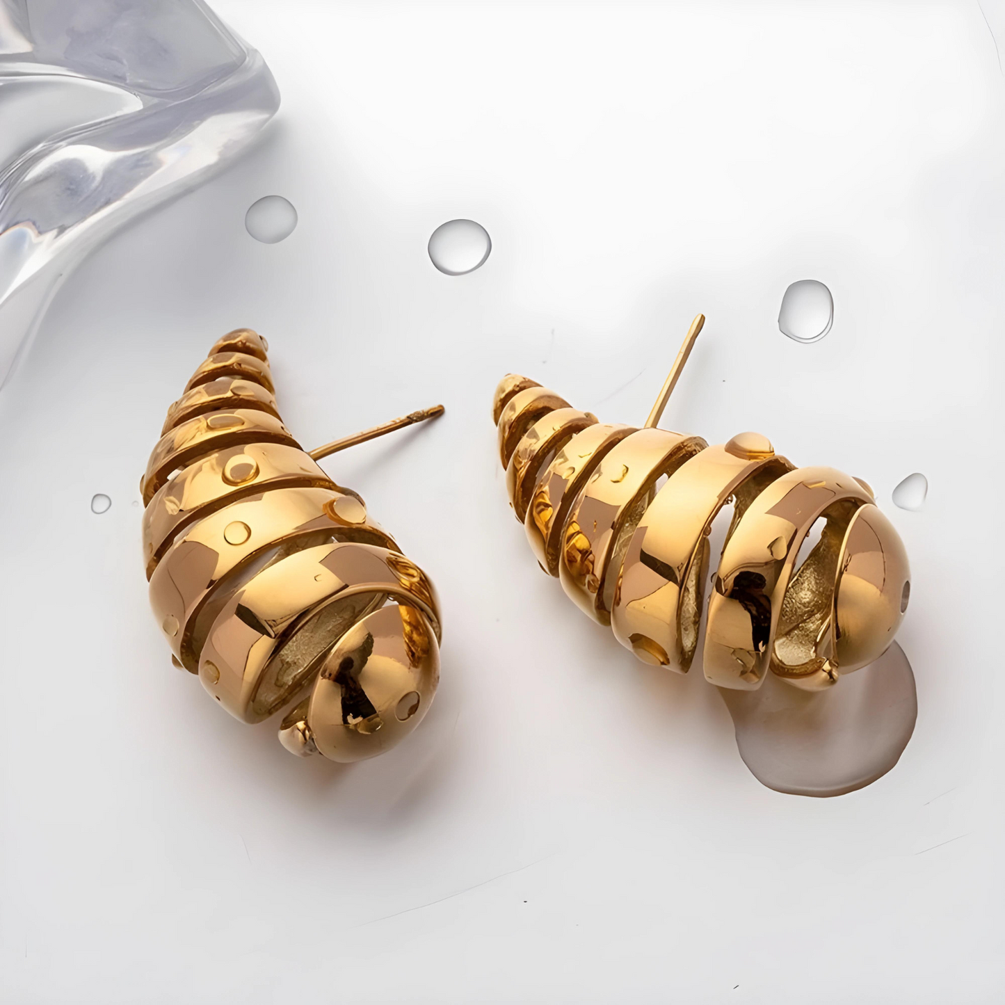 Alaina • 18K Gold Earring • Non Tarnish Jewelry