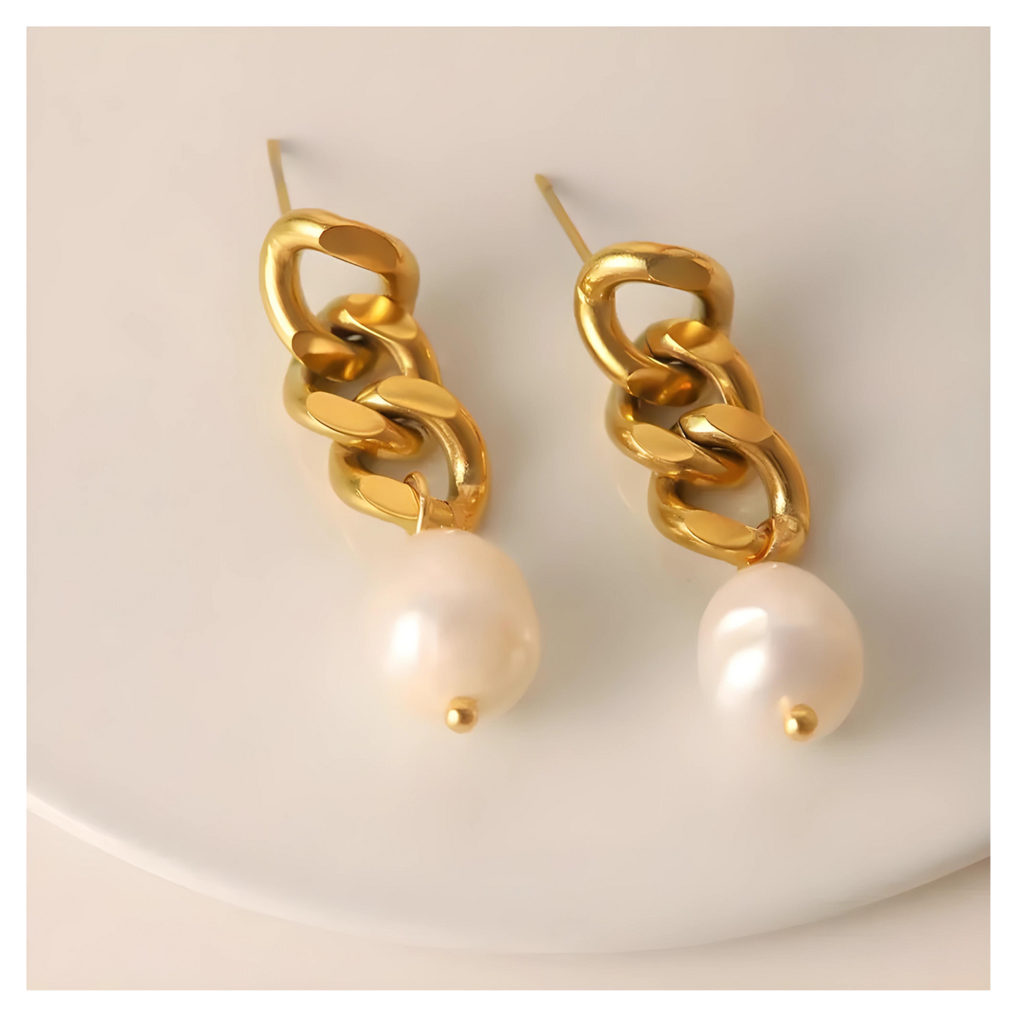 Moriah • 18K Gold Earring • Non Tarnish Jewelry