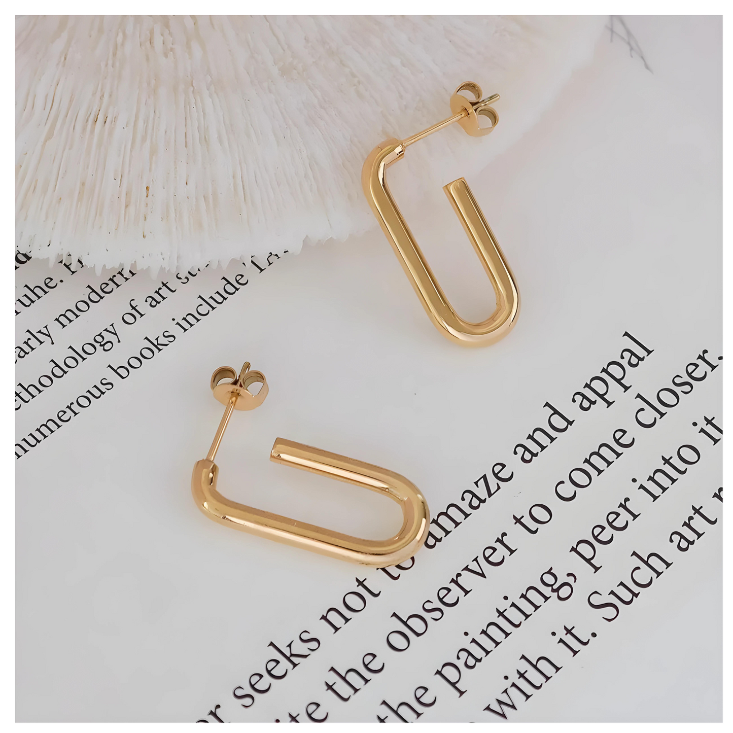 Nina • 18K Gold Earring • Non Tarnish Jewelry
