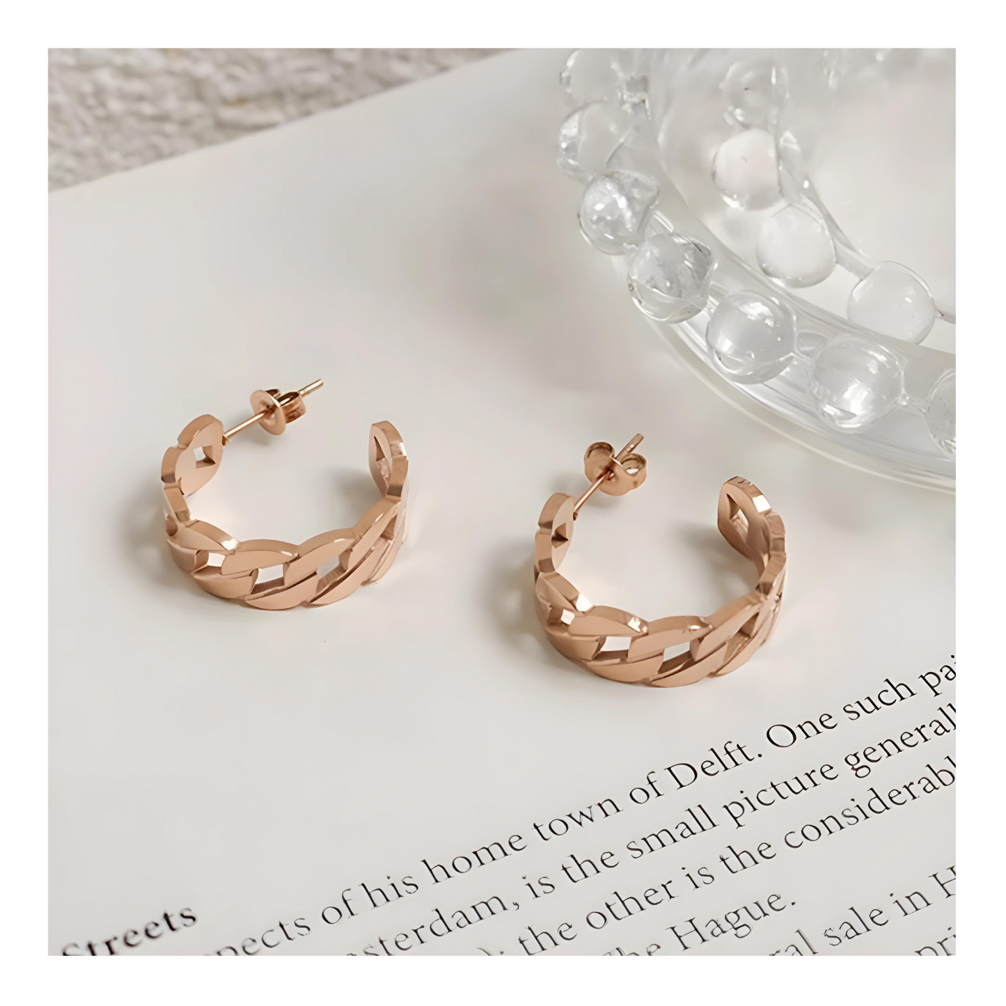 Sonia • 18K Gold Earring • Non Tarnish Jewelry