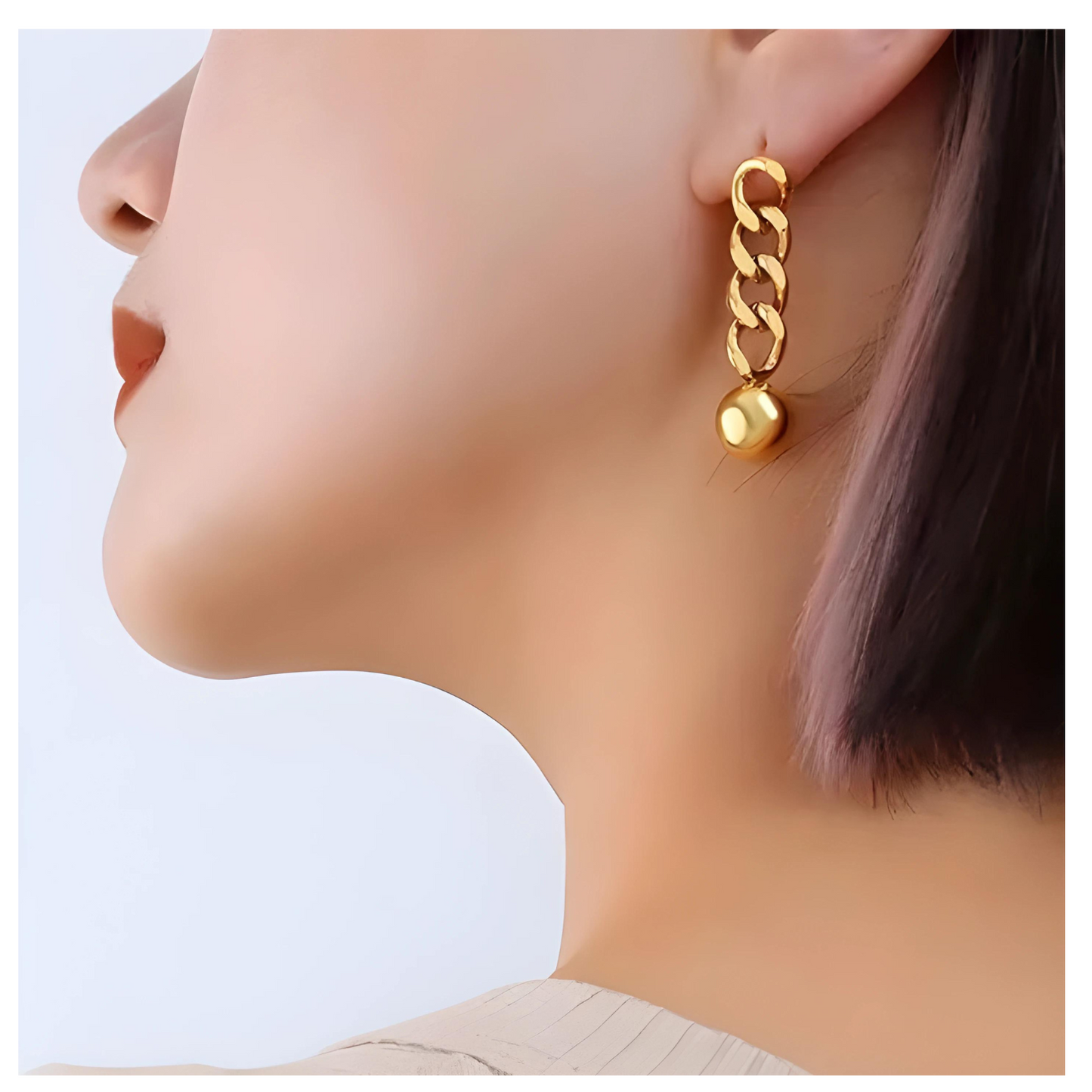 Moriah • 18K Gold Earring • Non Tarnish Jewelry