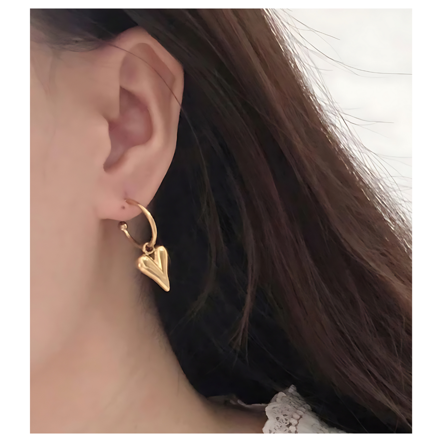 Colina • 18K Gold Earring • Non Tarnish Jewelry