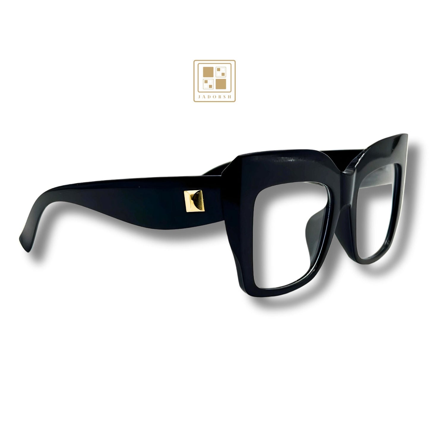 Gisella - Oversize Clear Lens Blue Light Blocking Eyeglasses