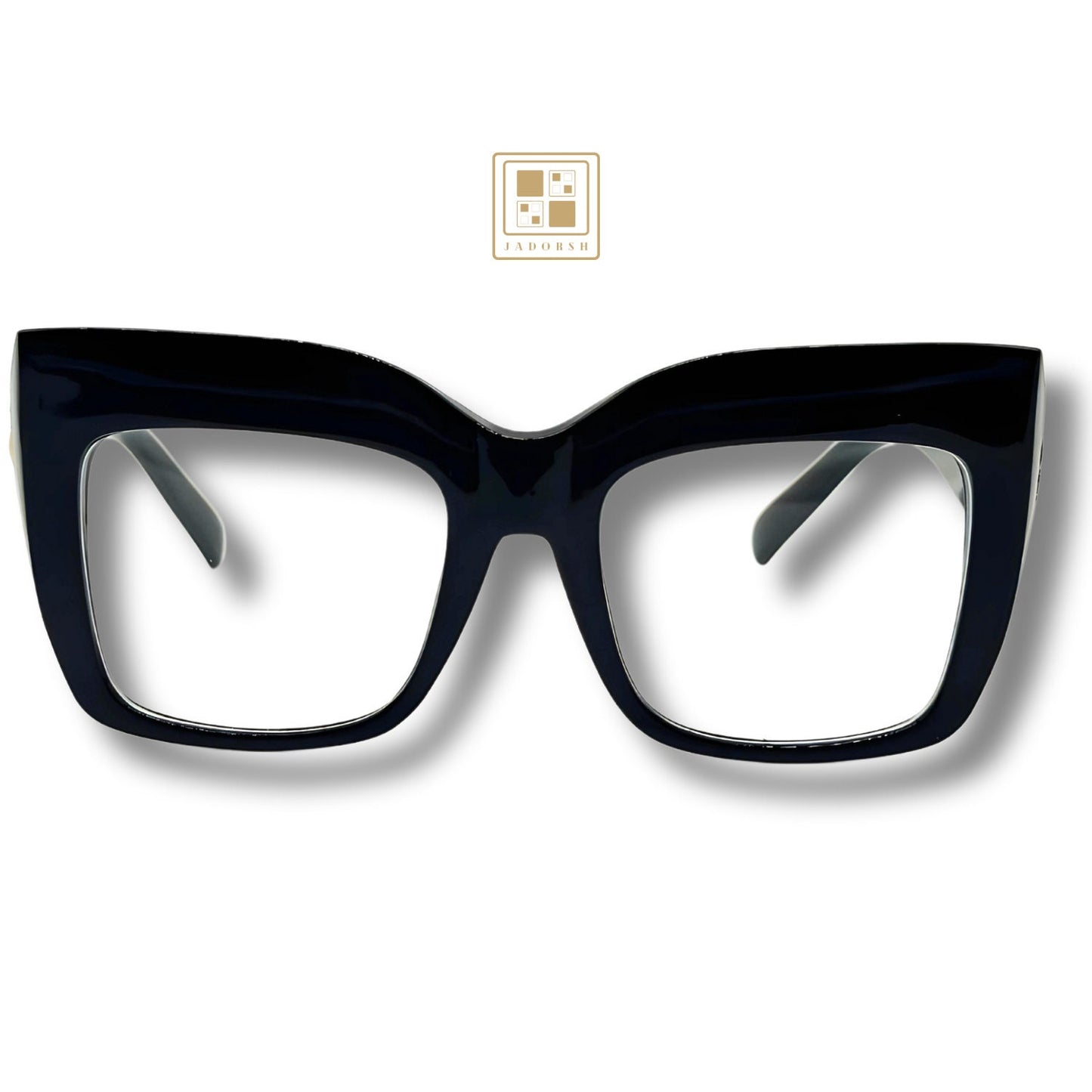 Gisella - Oversize Clear Lens Blue Light Blocking Eyeglasses