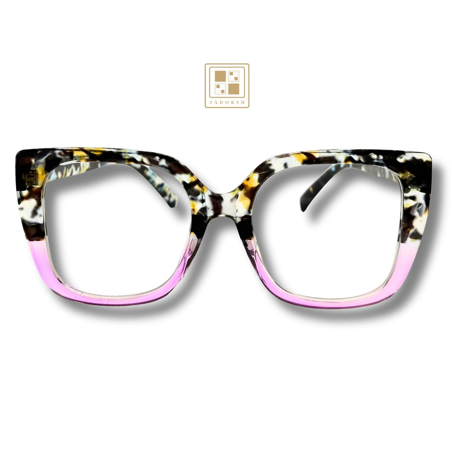 Paola - Oversize Clear Lens Blue Light Blocking Eyeglasses