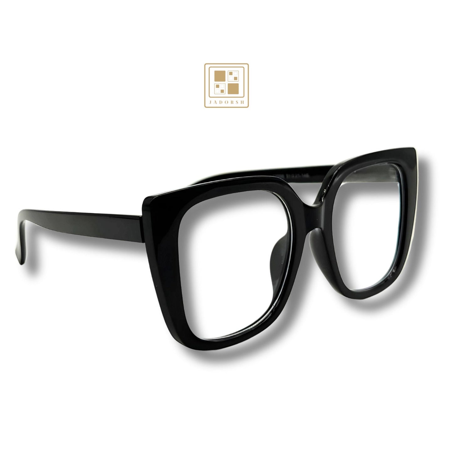 Paola - Oversize Clear Lens Blue Light Blocking Eyeglasses