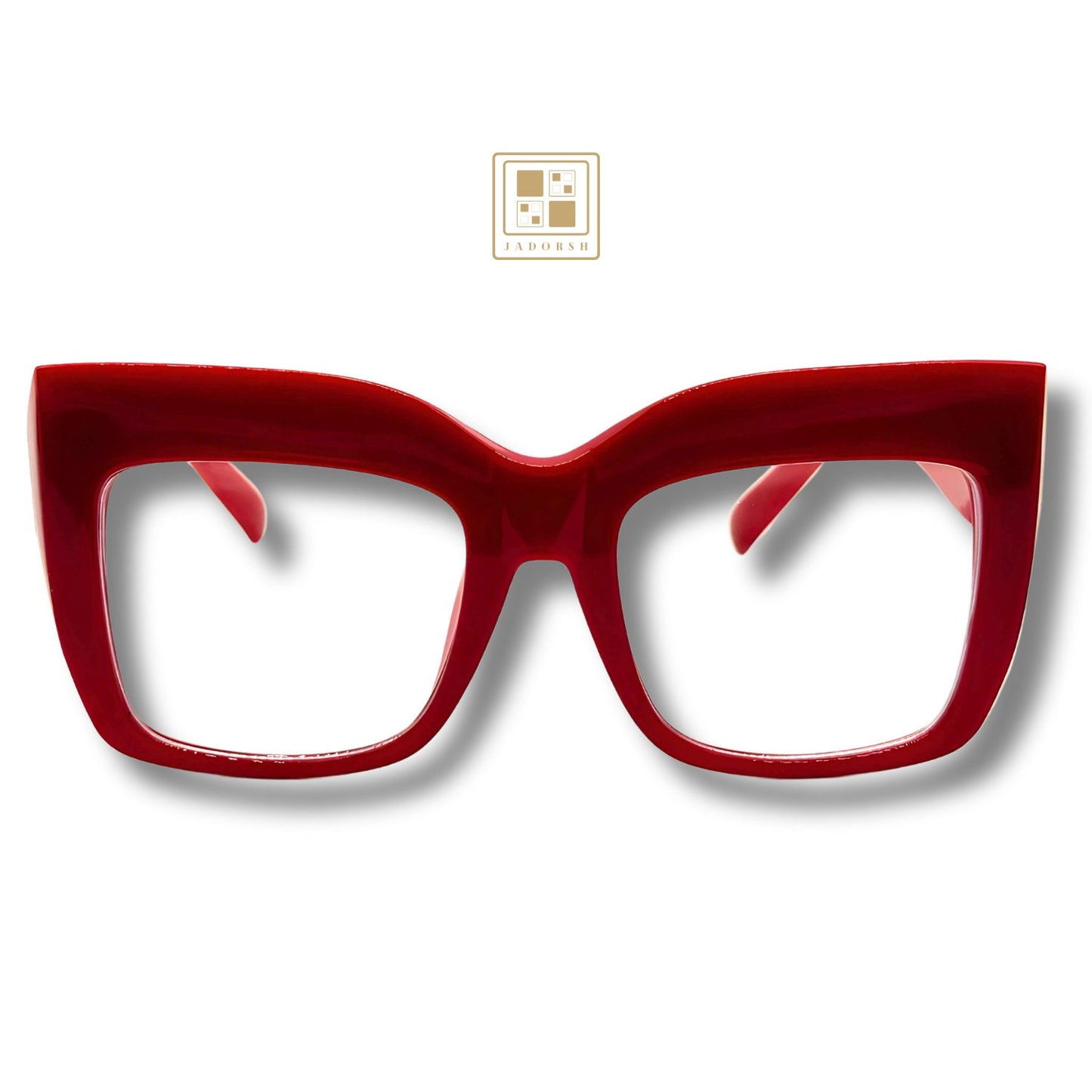 Melina - Oversize Clear Lens Blue Light Blocking Eyeglasses