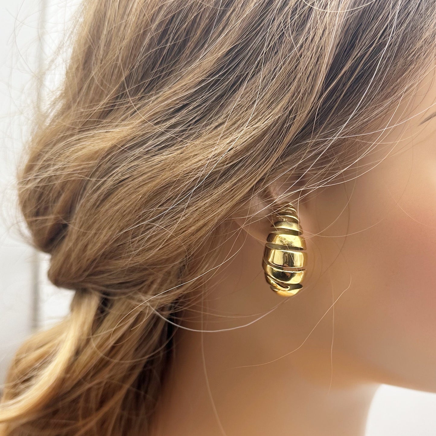 Alaina • 18K Gold Earring • Non Tarnish Jewelry