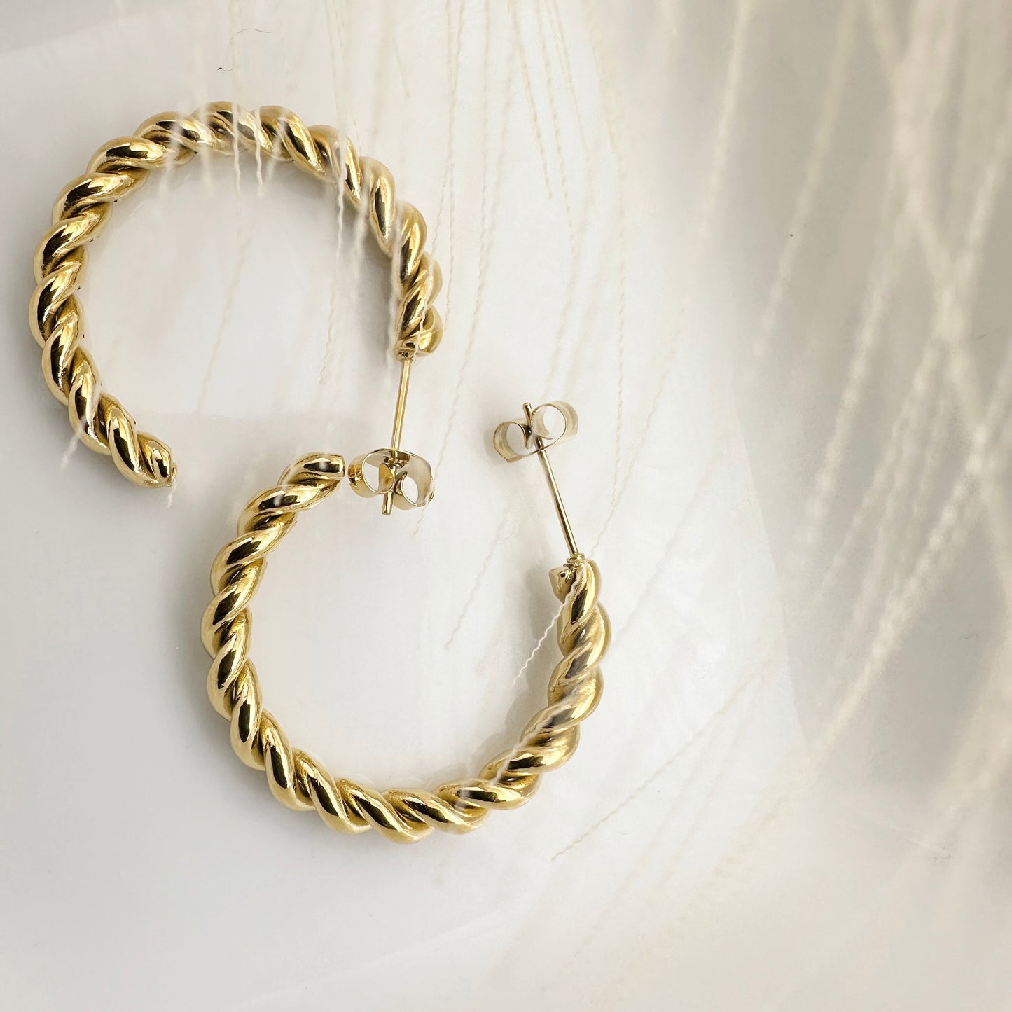 Iliana • 18K Gold Earring • Non Tarnish Jewelry