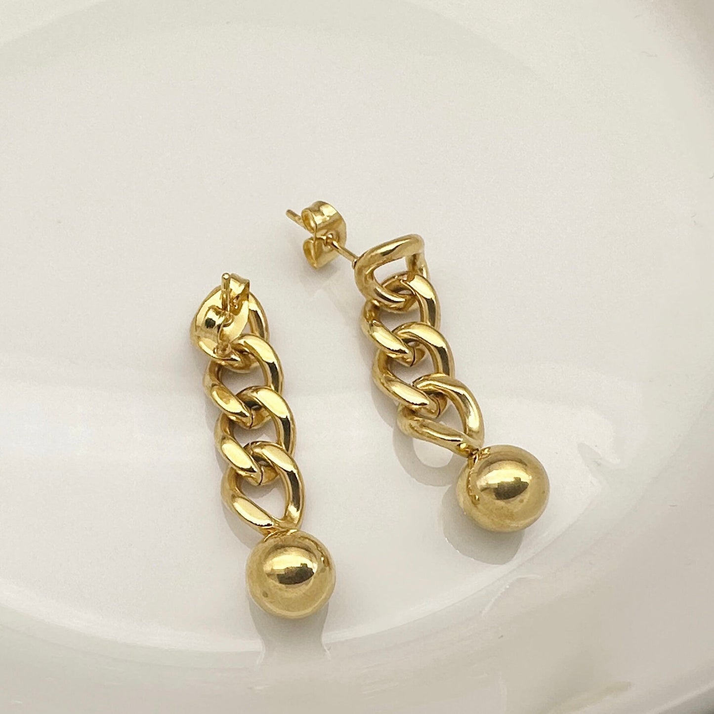 Moriah • 18K Gold Earring • Non Tarnish Jewelry