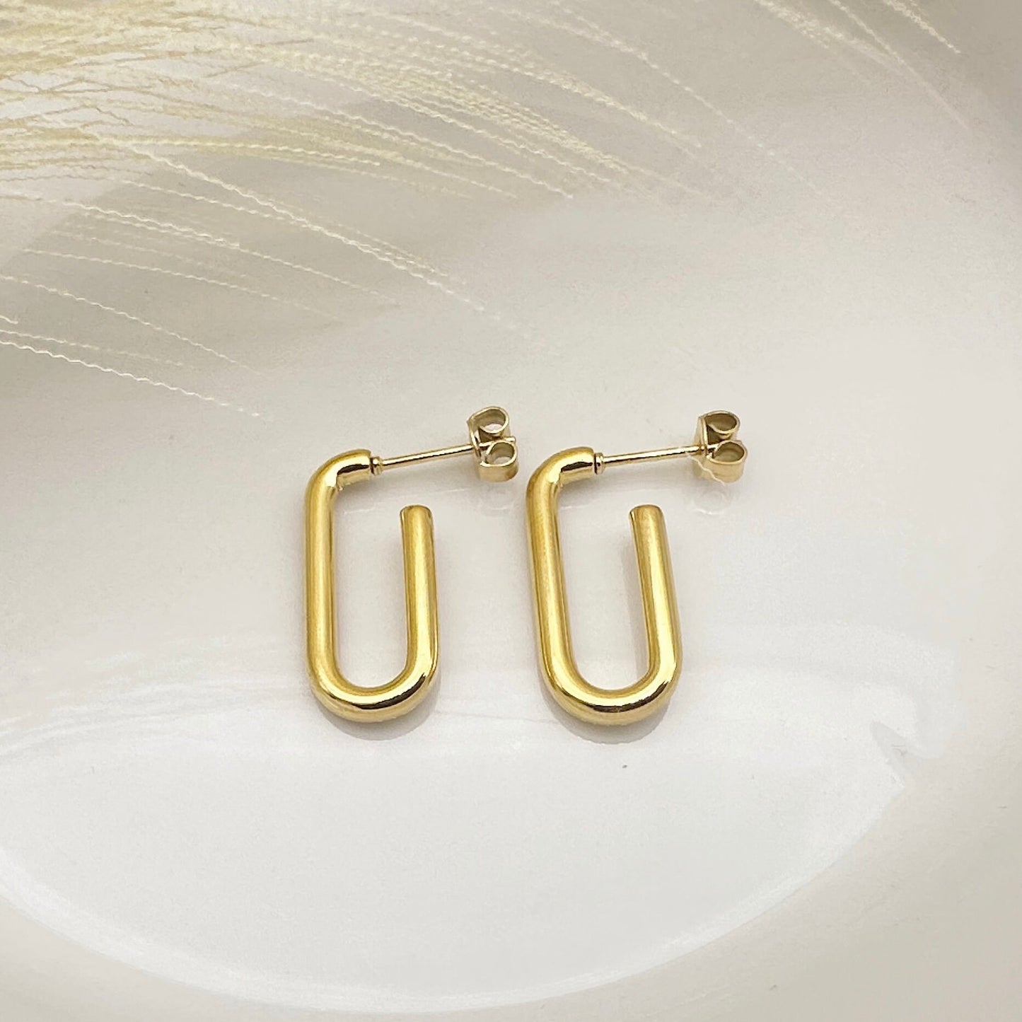 Nina • 18K Gold Earring • Non Tarnish Jewelry