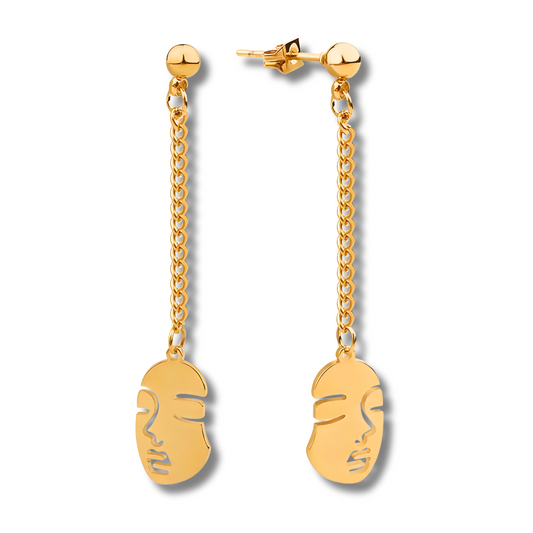 Julia • 18K Gold Earring • Non Tarnish Jewelry