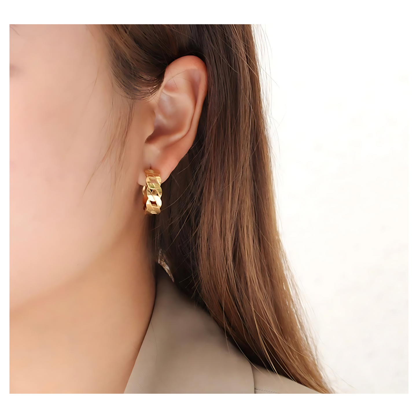 Sonia • 18K Gold Earring • Non Tarnish Jewelry