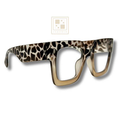 Bianca - Oversize Clear Lens Blue Light Blocking Eyeglasses