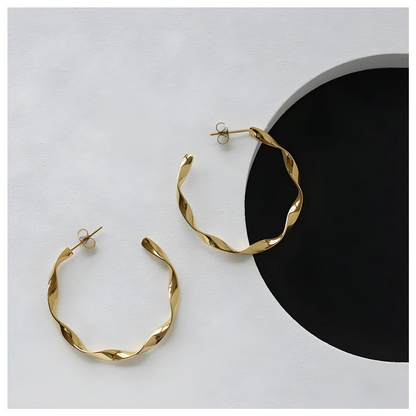 Kelsie • 18K Gold Earring • Non Tarnish Jewelry