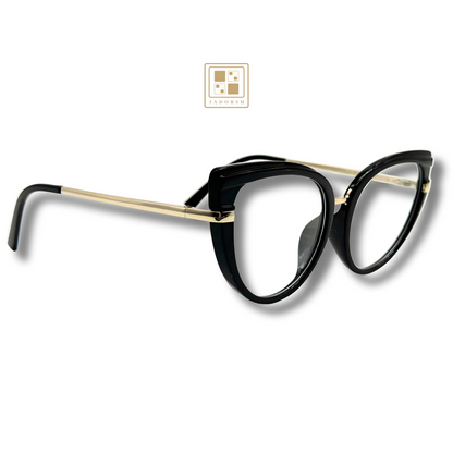 Celina - Cat Eye Clear Lens Blue Light Blocking Eyeglasses