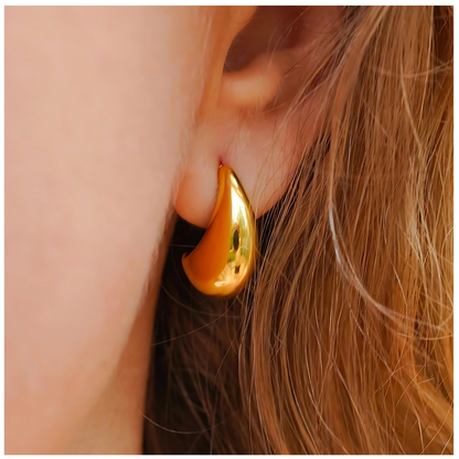 Gelena • 18K Gold Earring • Non Tarnish Jewelry