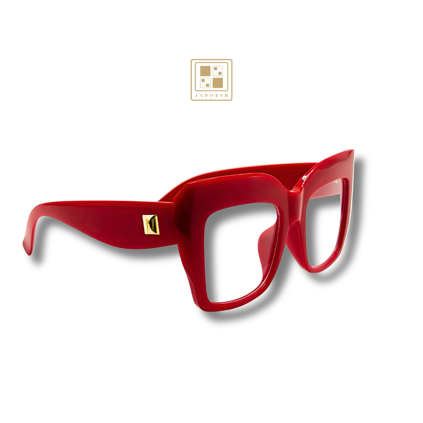 Melina - Oversize Clear Lens Blue Light Blocking Eyeglasses