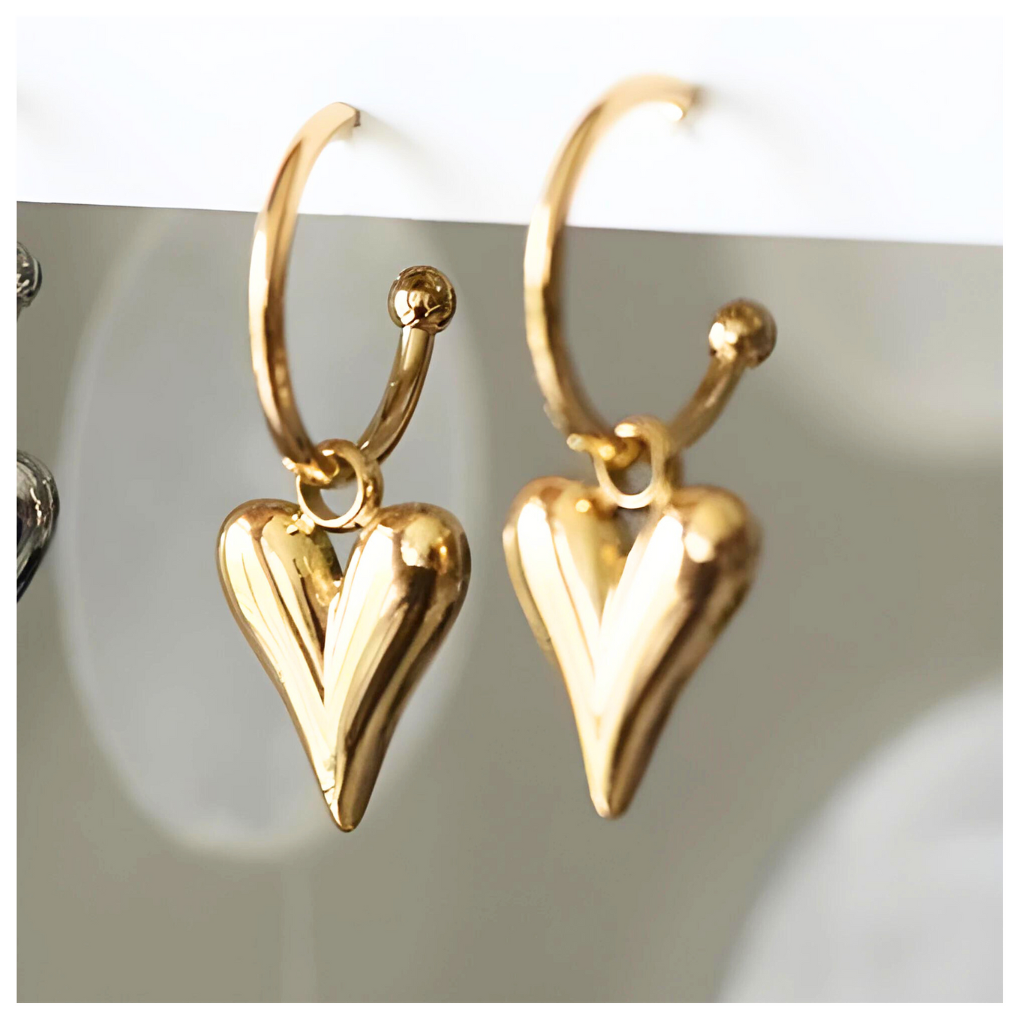 Colina • 18K Gold Earring • Non Tarnish Jewelry