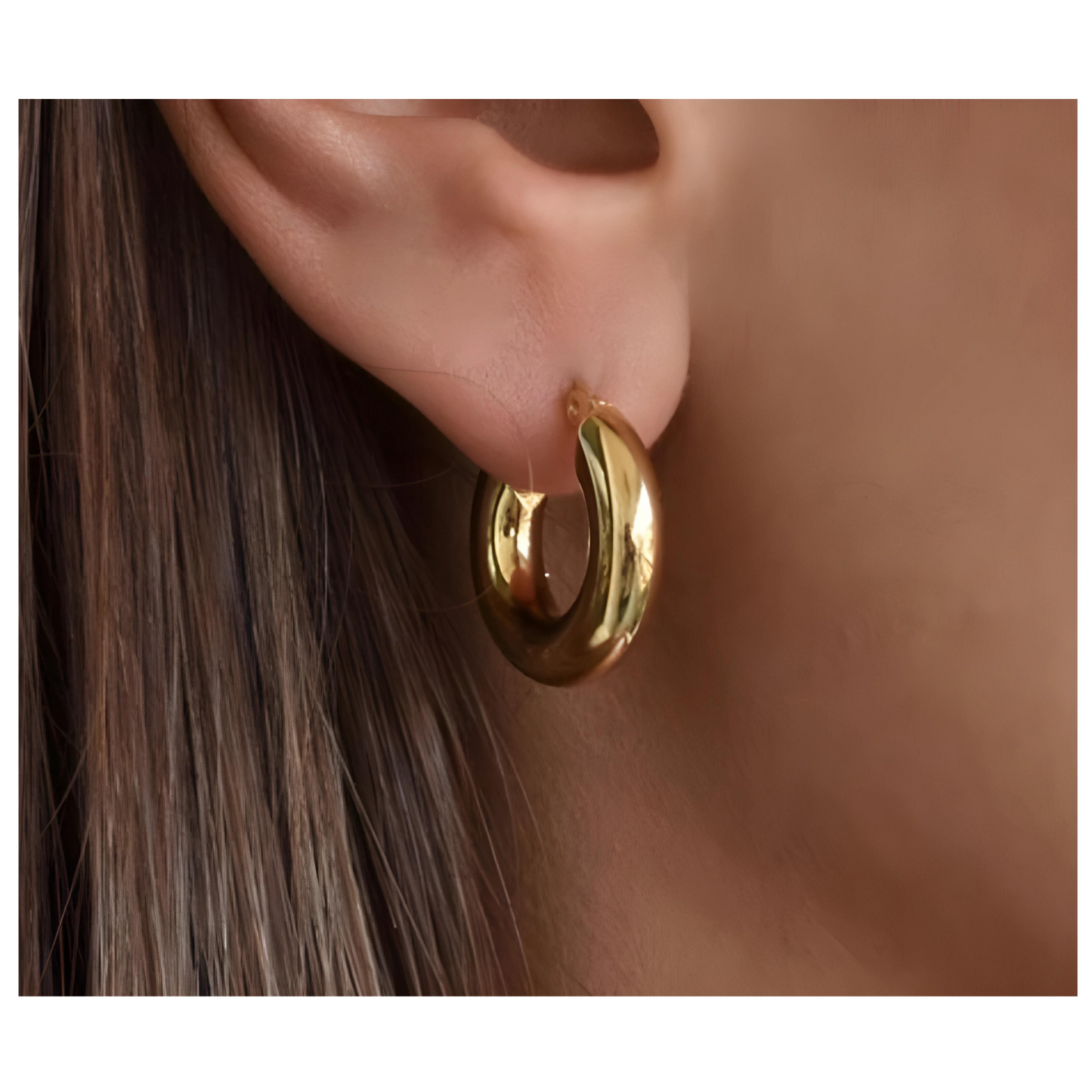 Elanor • 18K Gold Earring • Non Tarnish Jewelry