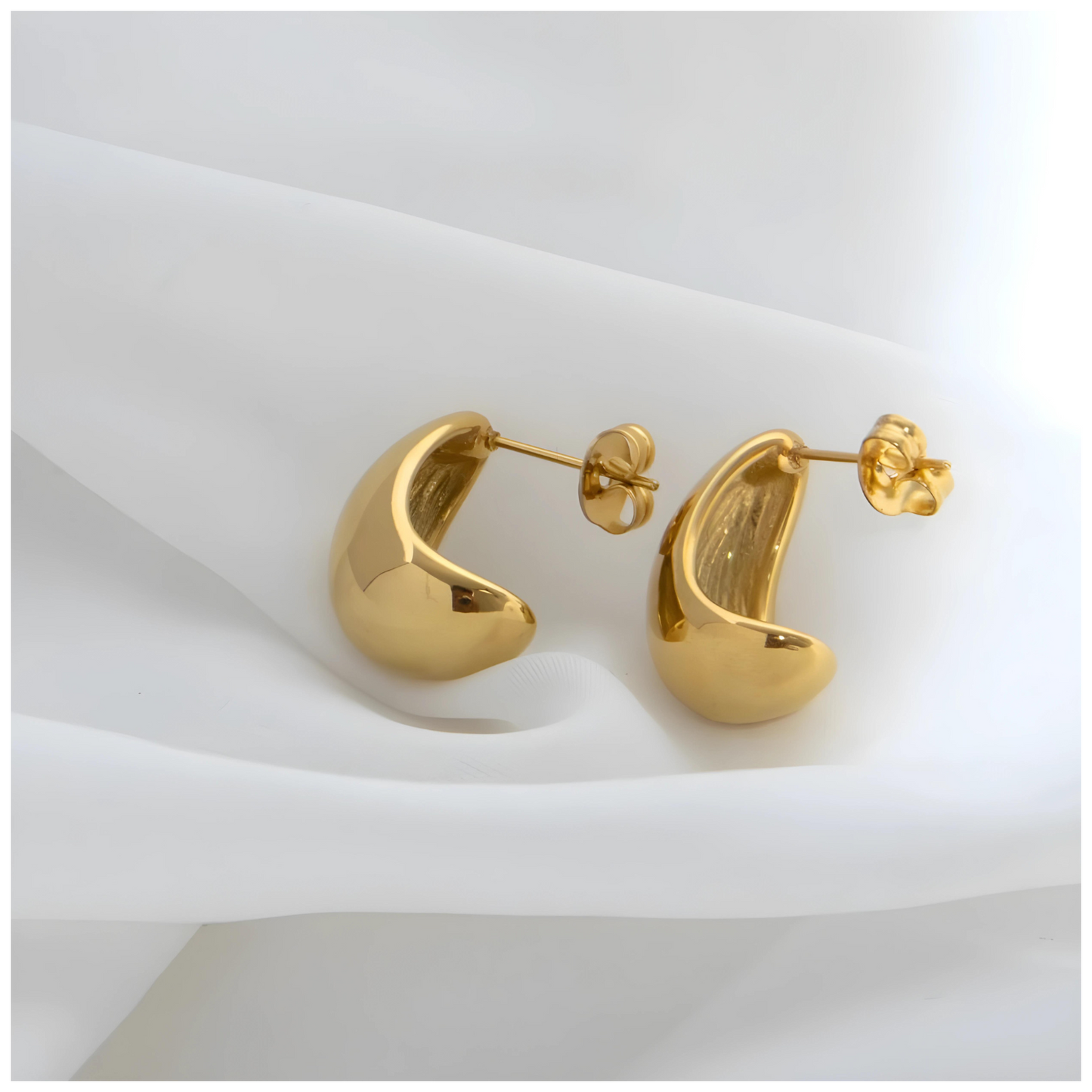 Gelena • 18K Gold Earring • Non Tarnish Jewelry