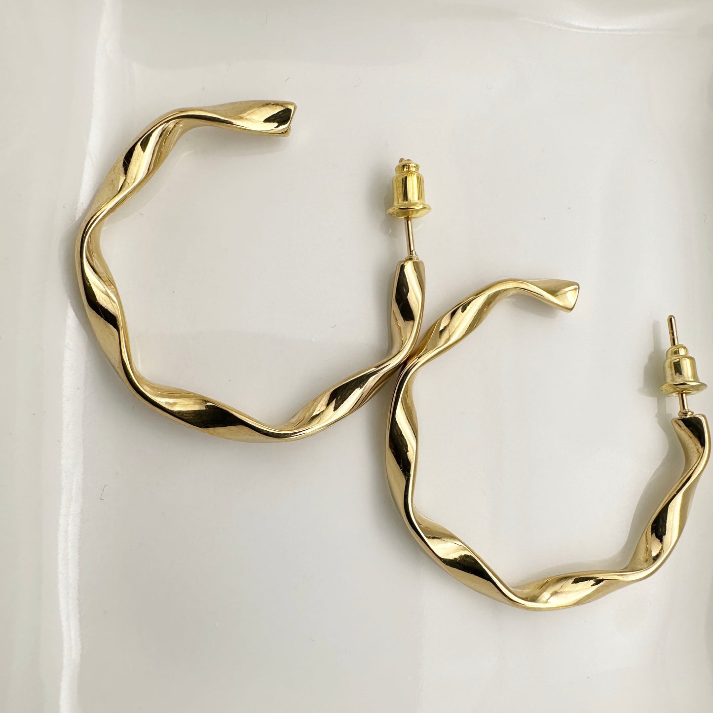 Kelsie • 18K Gold Earring • Non Tarnish Jewelry