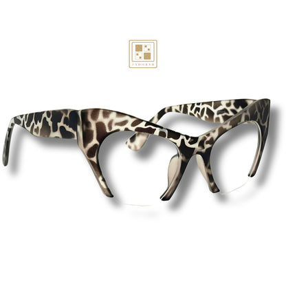Elisa - Cat Eye Clear Lens Blue Light Blocking Eyeglasses