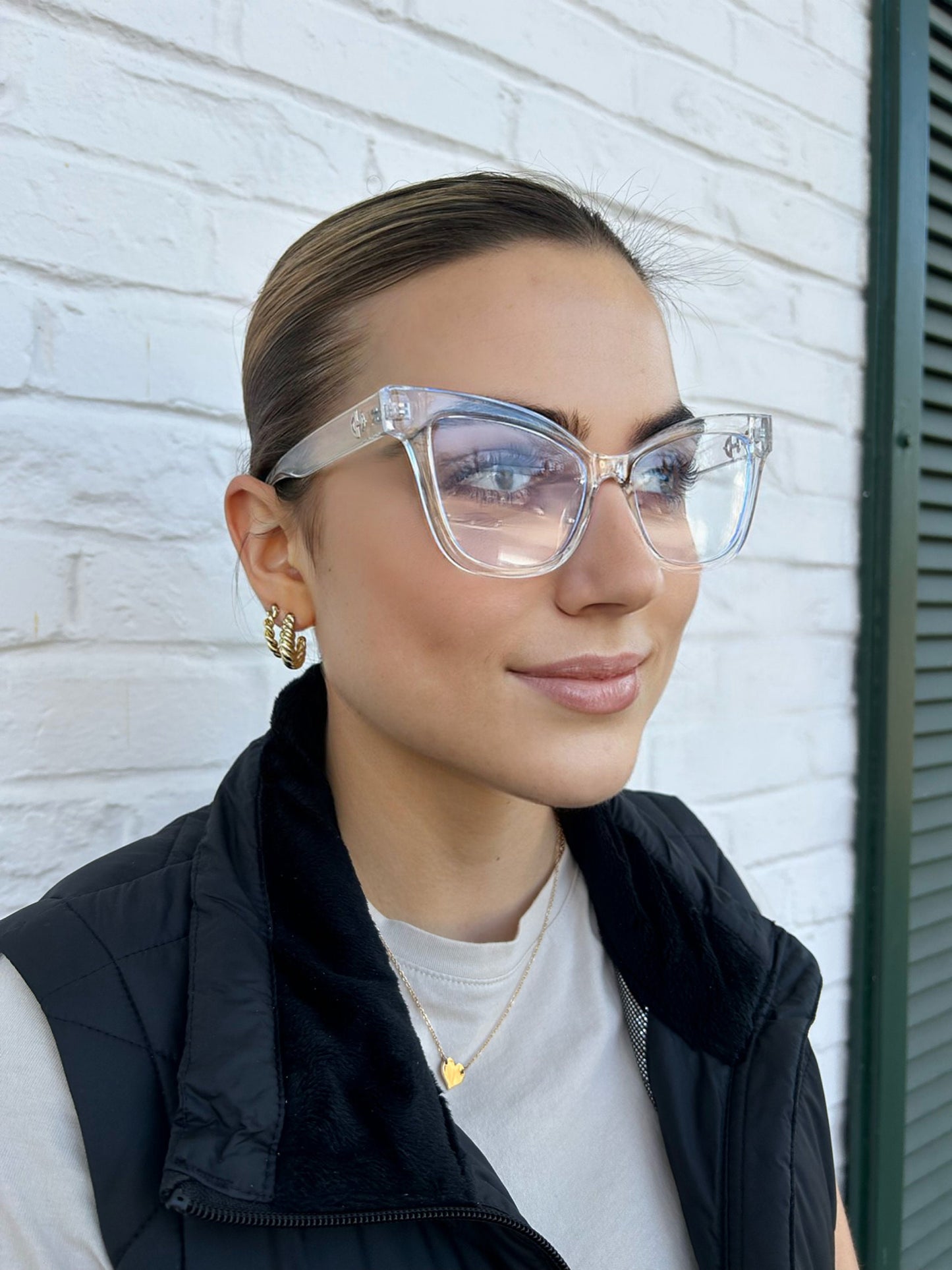 Lucia - Cat Eye Clear Lens Blue Light Blocking Eyeglasses