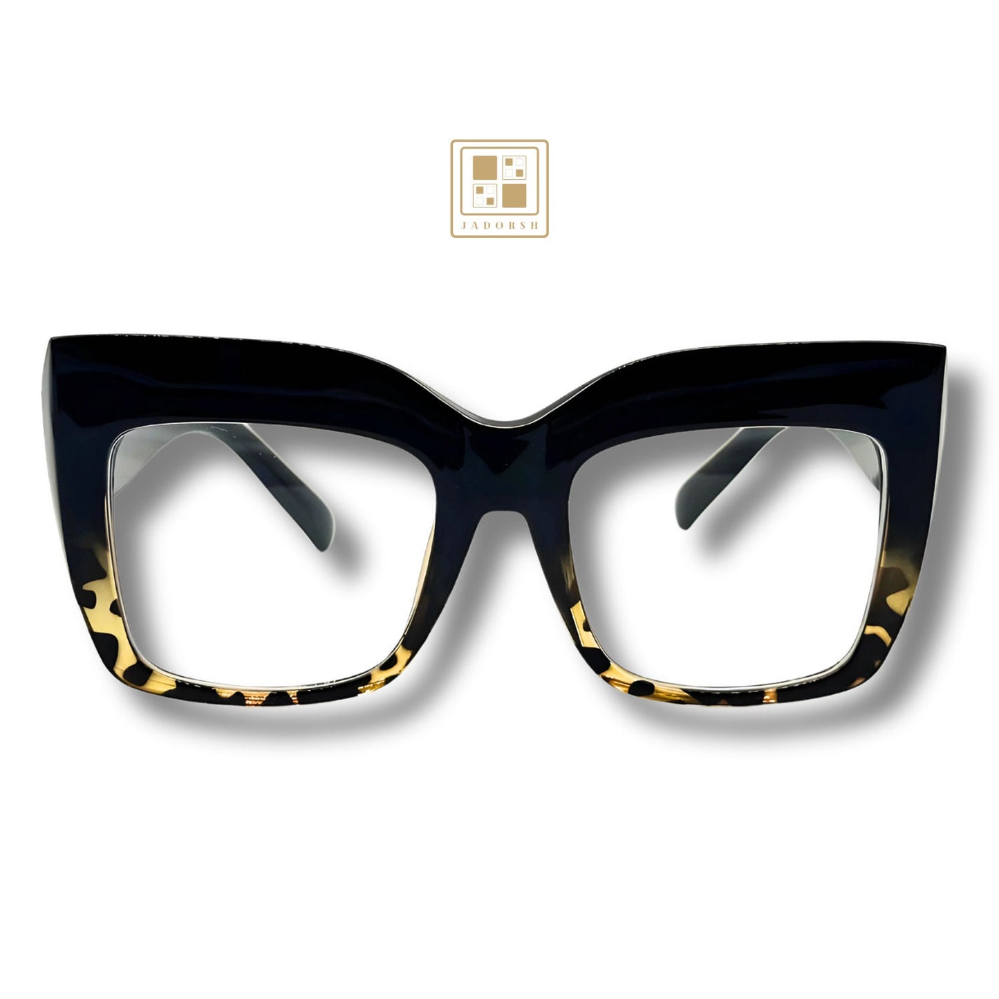 Gisella - Oversize Clear Lens Blue Light Blocking Eyeglasses