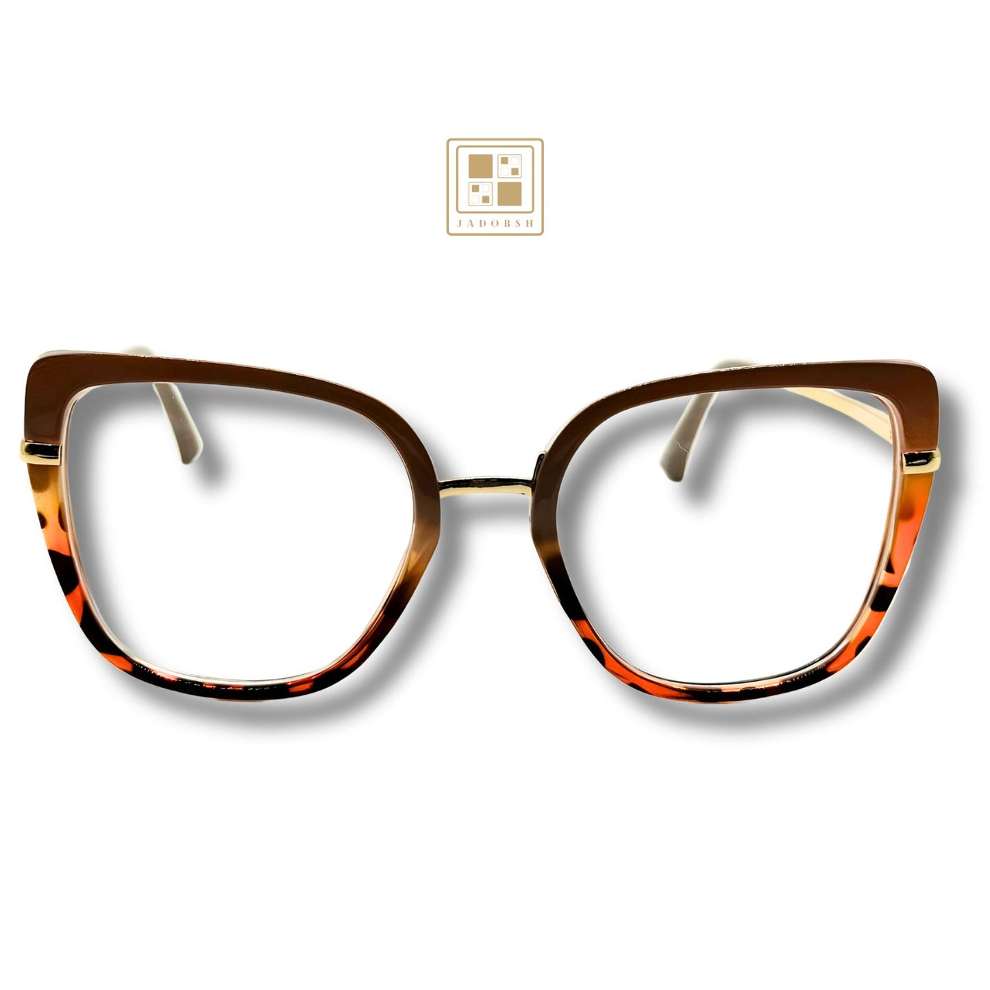 Julia - Oversize Clear Lens Blue Light Blocking Eyeglasses