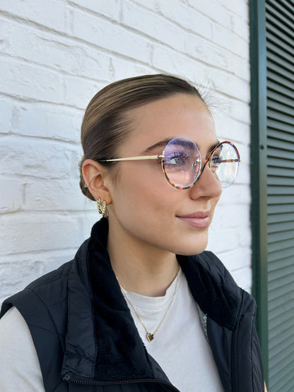 Korina - Cat Eye Clear Lens Blue Light Blocking Eyeglasses