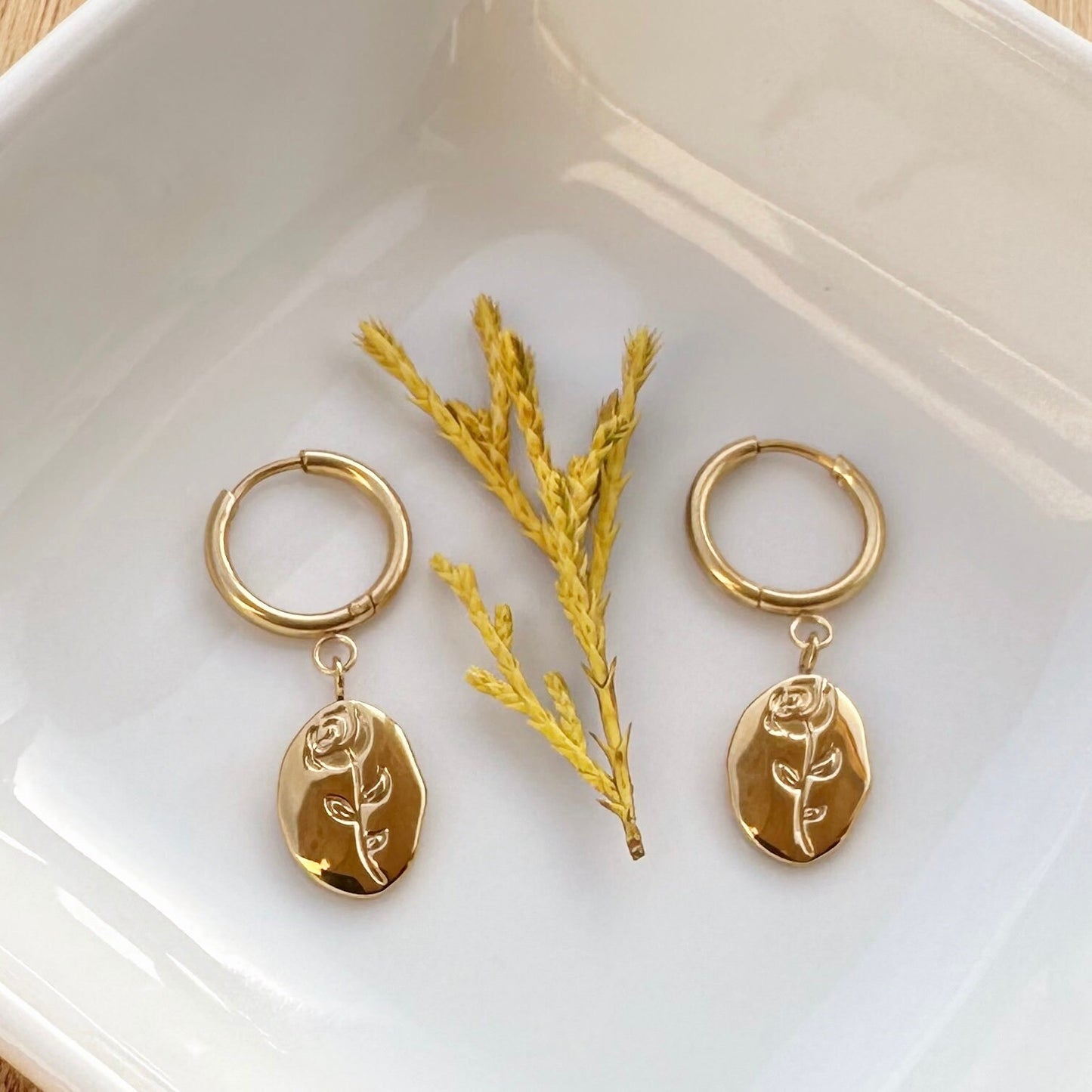 Winnie • 18K Gold Earring • Non Tarnish Jewelry