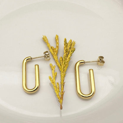 Nina • 18K Gold Earring • Non Tarnish Jewelry
