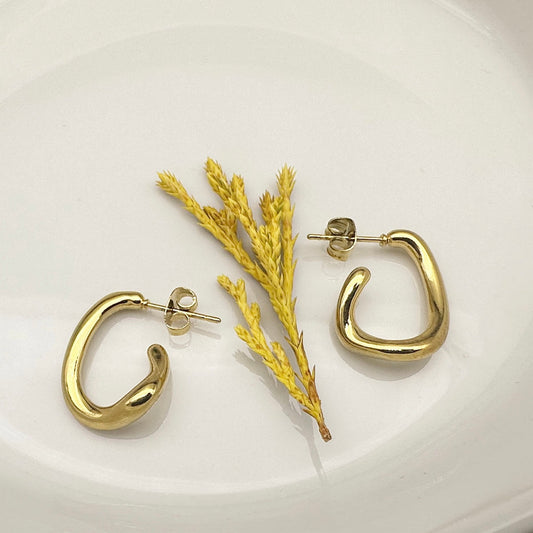 Zemia • 18K Gold Earring • Non Tarnish Jewelry