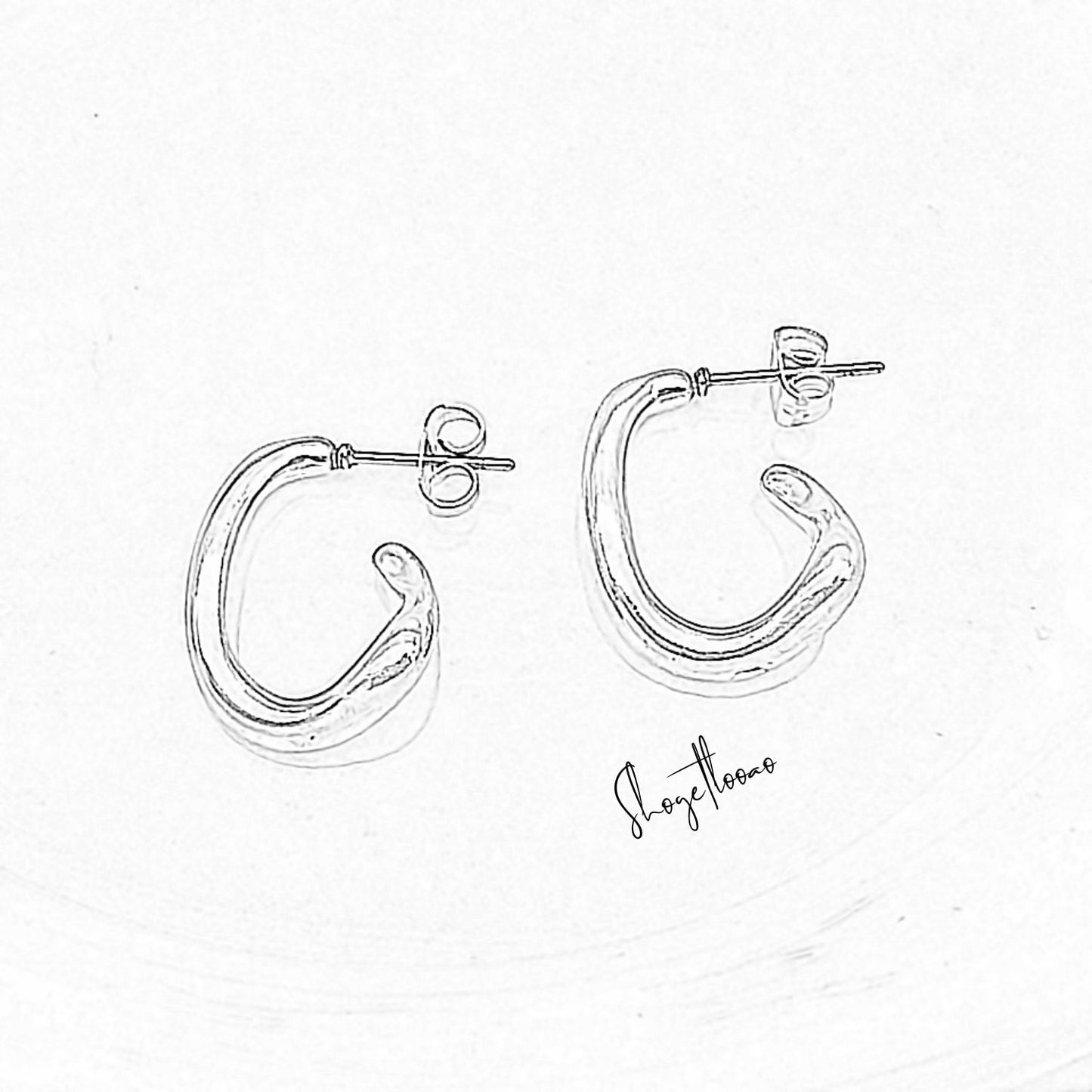 Zemia • 18K Gold Earring • Non Tarnish Jewelry