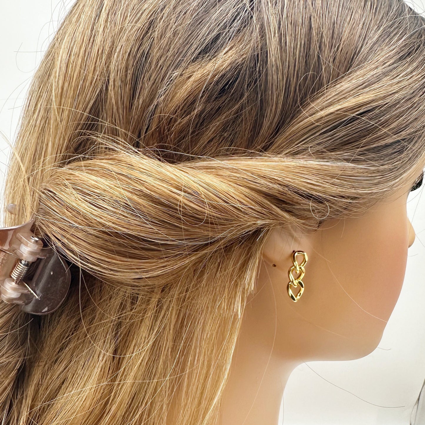 Floria • 18K Gold Earring • Cuban Link • Non Tarnish Jewelry