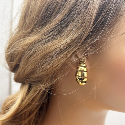 Alaina • 18K Gold Earring • Non Tarnish Jewelry