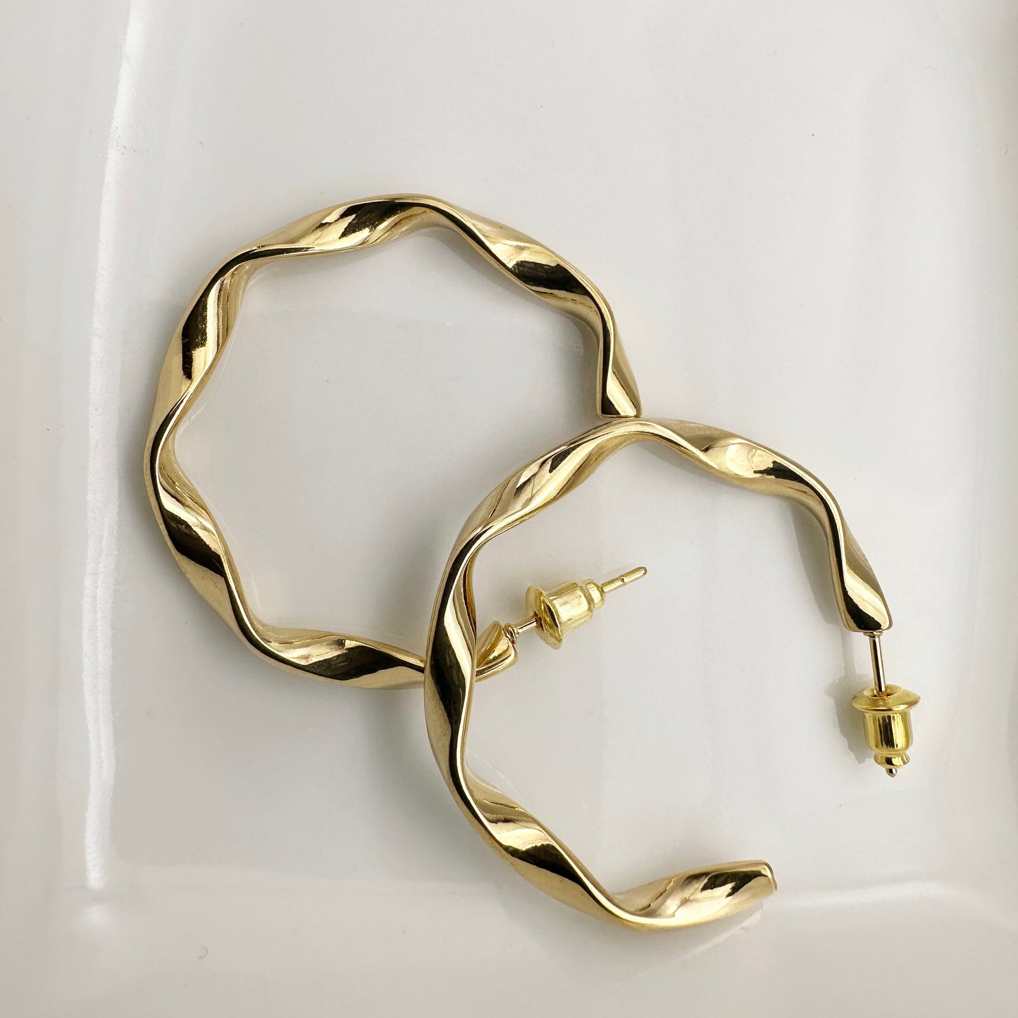 Kelsie • 18K Gold Earring • Non Tarnish Jewelry