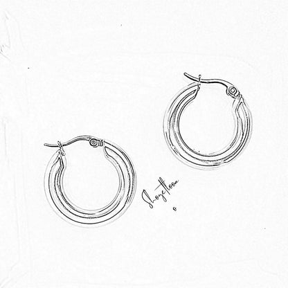 Elanor • 18K Gold Earring • Non Tarnish Jewelry