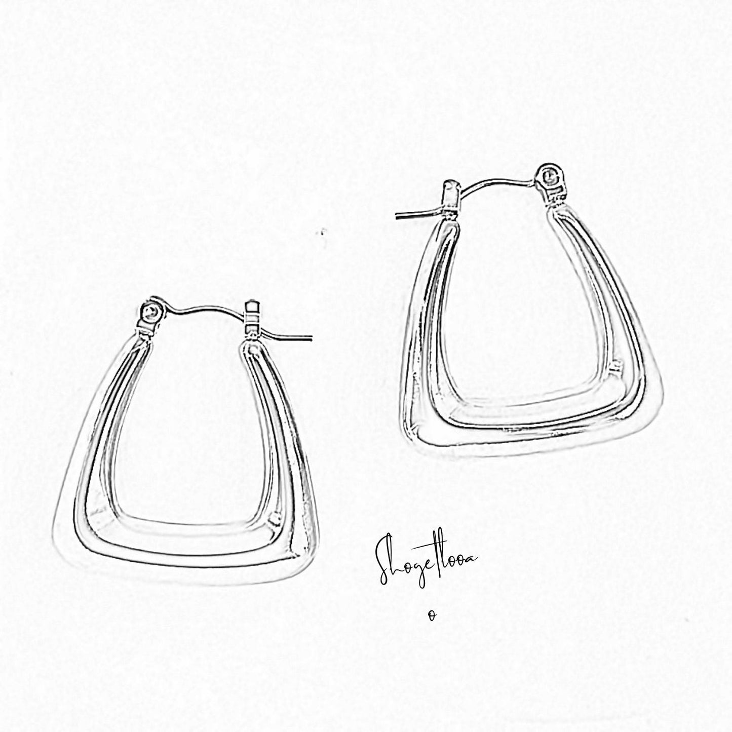 Diana • 18K Earring • Non Tarnish Jewelry