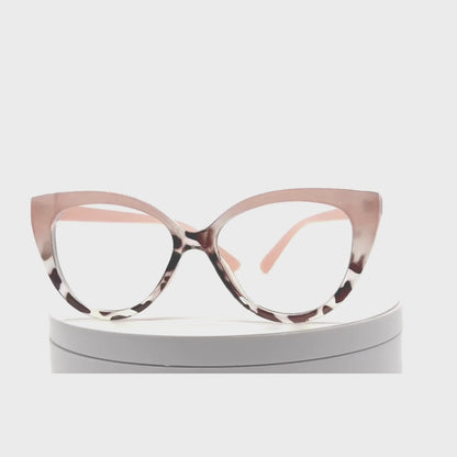 Omilia - Cat Eye Clear Lens Blue Light Blocking Eyeglasses