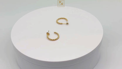 Helena • 18K Gold Earring • Non Tarnish Jewelry