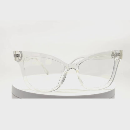 Lucia - Cat Eye Clear Lens Blue Light Blocking Eyeglasses