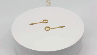 Piola • 18K Gold Earring • Non Tarnish Jewelry